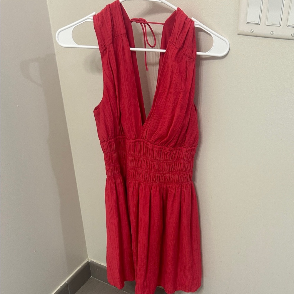 Abercrombie & Fitch Vibrant hot pink dress